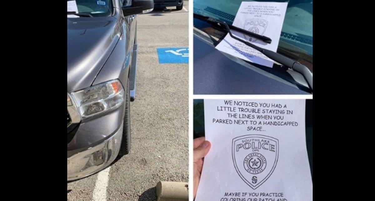 Police Criticize Bad Parking Job With Coloring Book Lesson