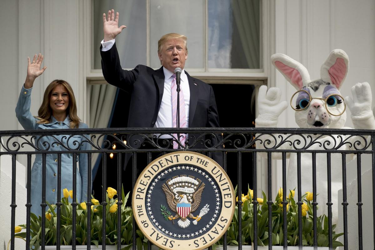 White House Adviser Kellyanne Conway Mocks Russian Collusion Narrative at Easter Egg Roll
