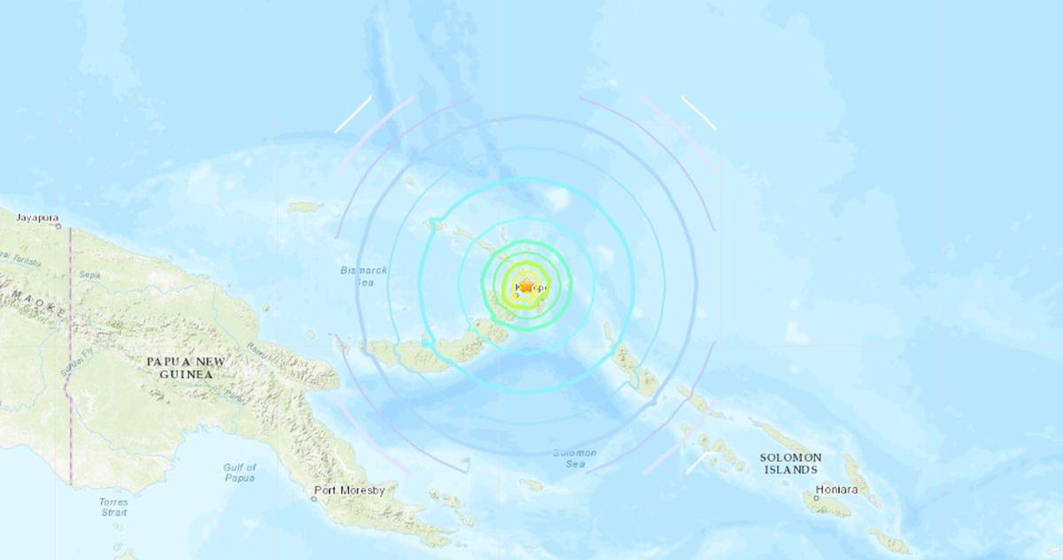 Strong Earthquake Hits Near Papua New Guinea