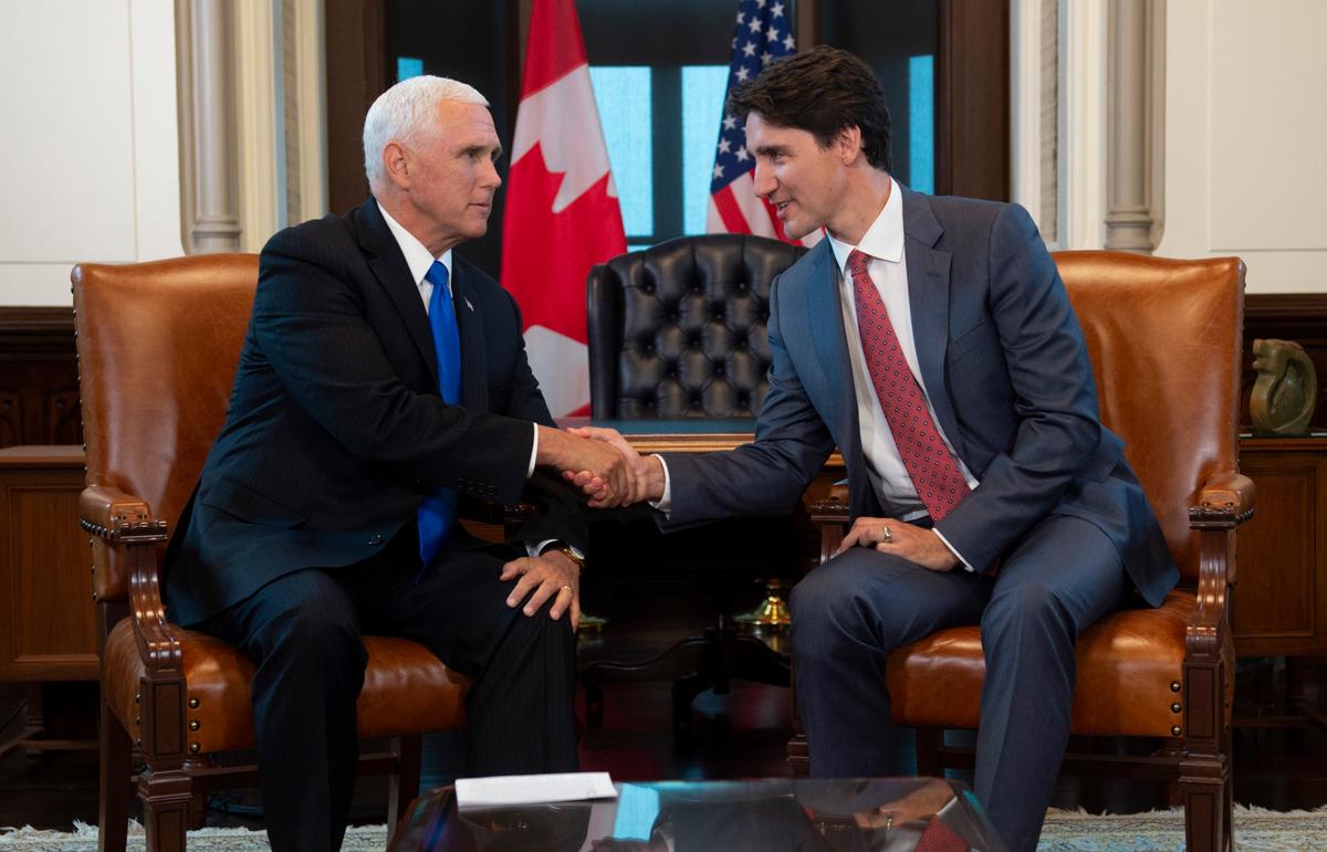 Pence Visits Ottawa, Promises to Discuss Detained Canadians in Talks With China