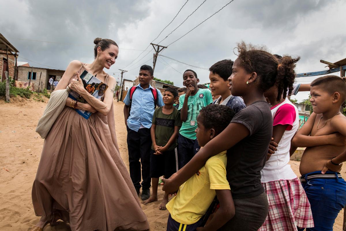Angelina Jolie Urges International Support for Venezuelan Children