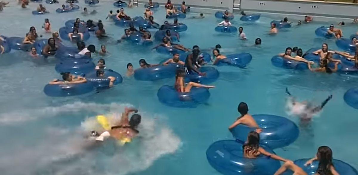 Lifeguard Rescues Child in Swimming Pool, and It’s Difficult to Spot