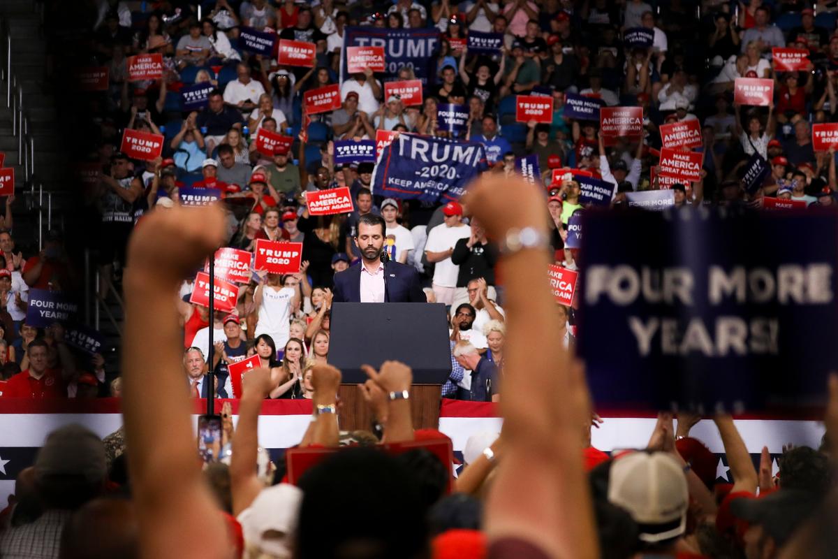 Donald Trump Jr. Slams Biden for Claim about Curing Cancer