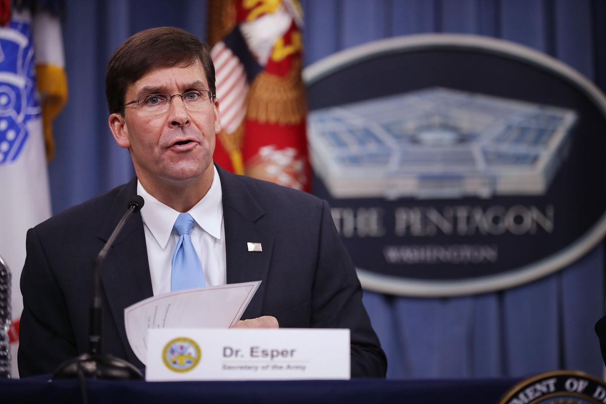 With Esper, Pentagon Inherits an Army Veteran Long Focused on China