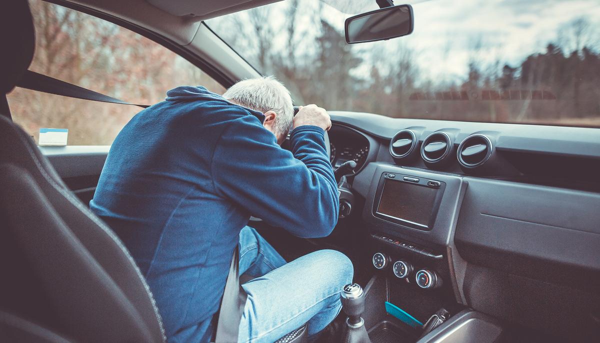 Driver Escapes Death After Falling Asleep and Crashing Head-On Into Huge Truck