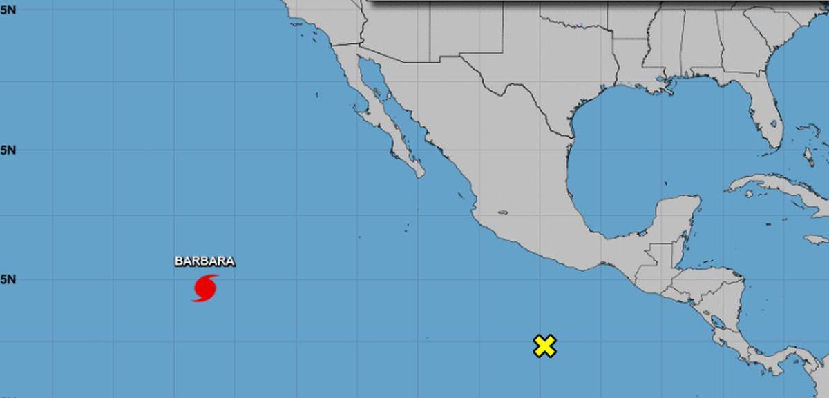 Hurricane Barbara Reaches Category 4 Strength in Pacific