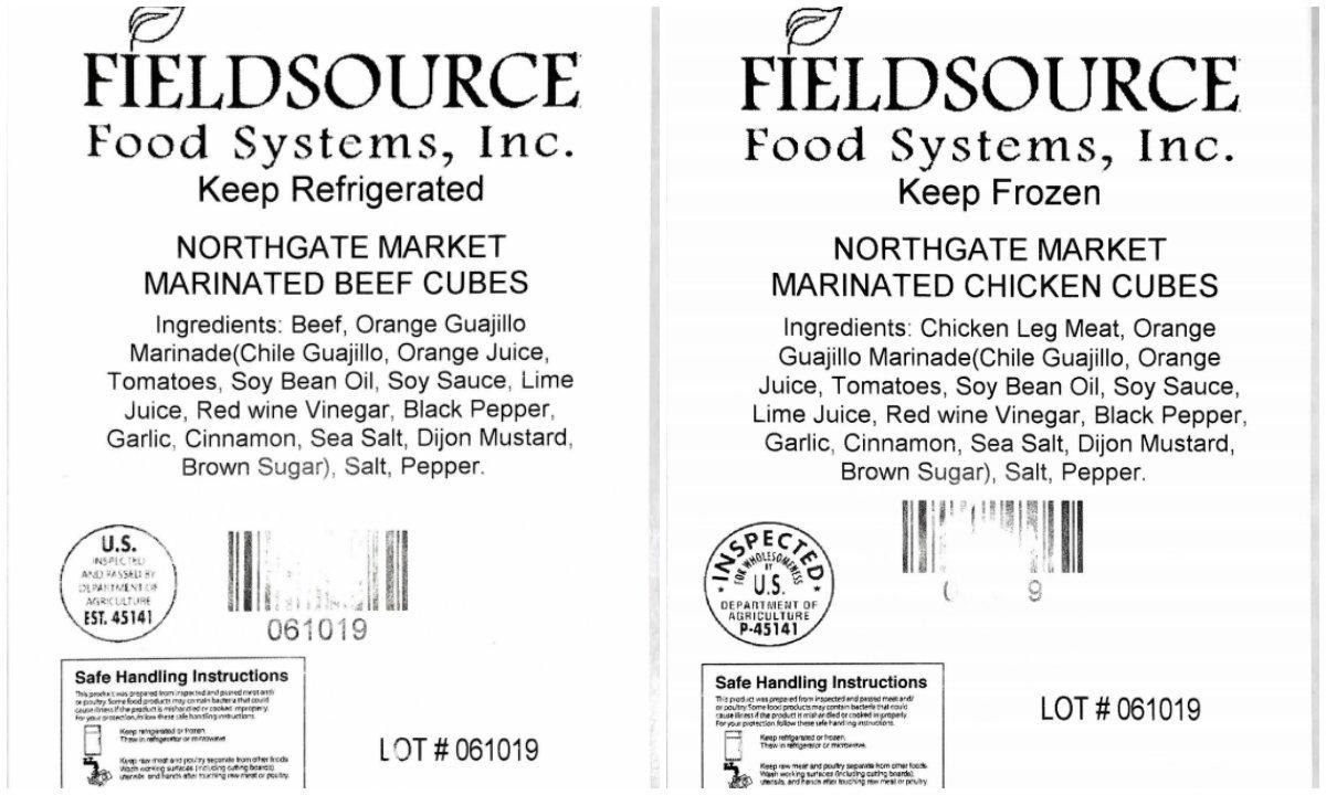Nearly 13,000 Pounds of Beef and Chicken Products Recalled Due to Undeclared Allergens