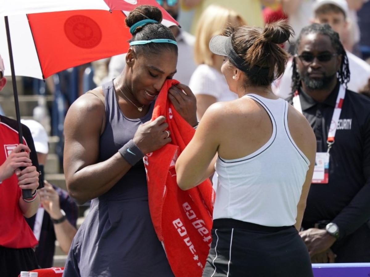Tearful Serena Retires Injured in Toronto Final