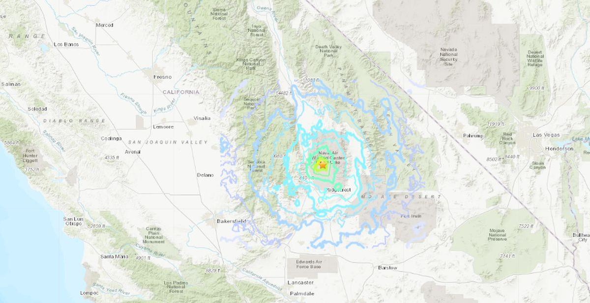 USGS: 5.0 Magnitude Earthquake Hits Near Ridgecrest, California