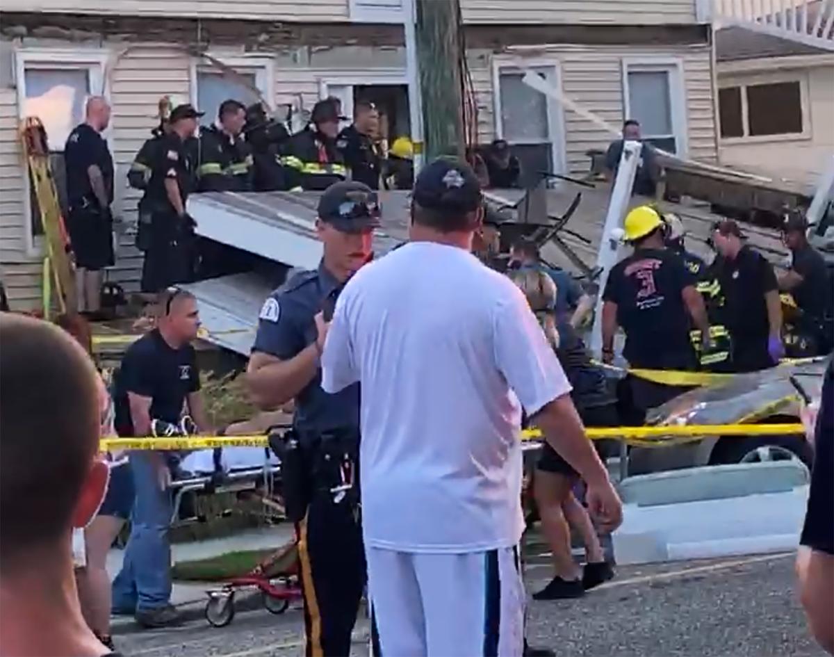 At Least 22 People Injured in Deck Collapse During Firefighter Event