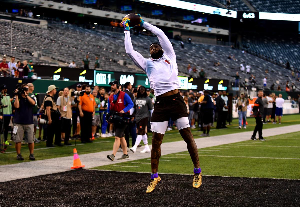 Odell Beckham Jr. Reportedly Wears $2 Million Watch During Warm-Ups