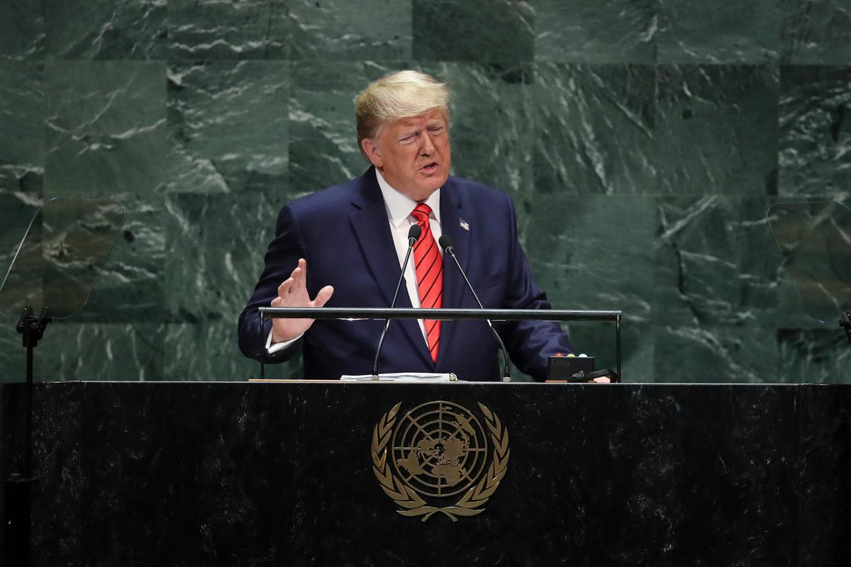 Trump Condemns Iran’s Behavior in UN Speech
