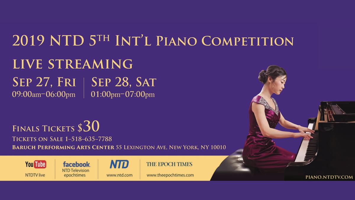 The Epoch Times to Live Broadcast Finals of NTD 5th International Piano Competition