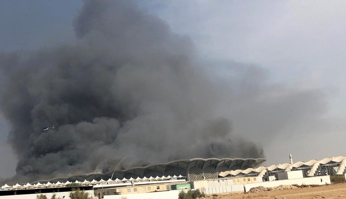 Massive Fire at New Saudi High-Speed Train Station Injures at Least 10