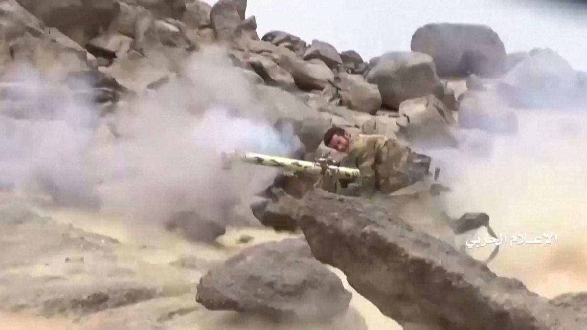 Iran-Backed Houthis Claim Footage Shows Attack on Saudi Border