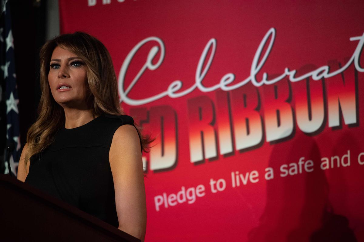 First Lady Calls for End of E-cigarette Marketing to Youth