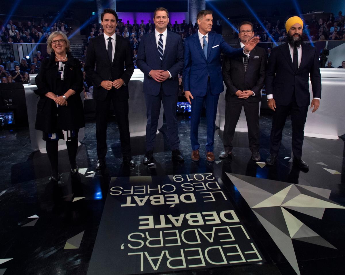 Trudeau Targeted in English Leaders’ Debate