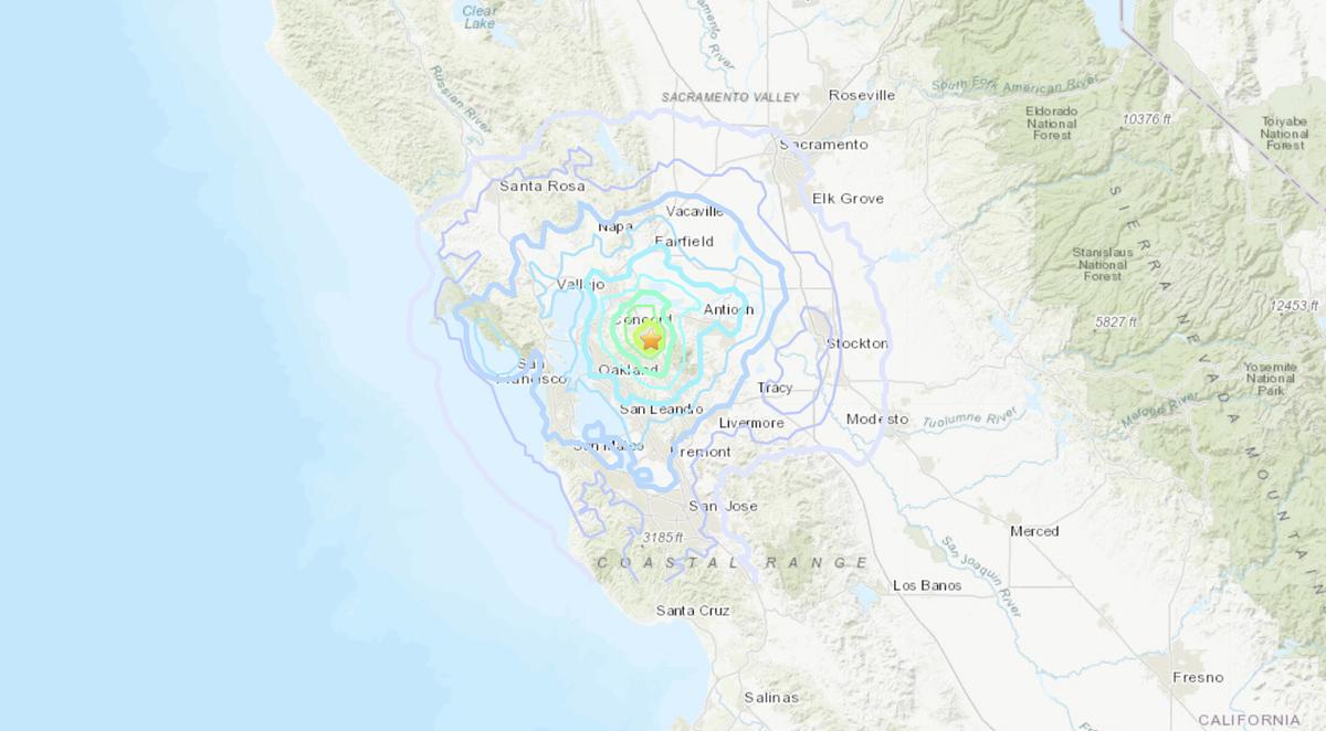 4.5 Magnitude Earthquake Hits San Francisco Bay Area