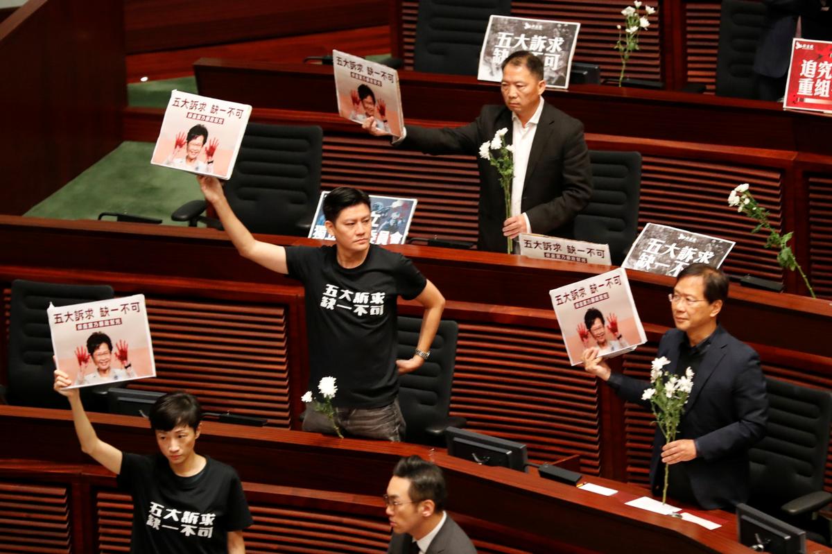 Hong Kong Legislature Suspended Amid Chaos Over Protests