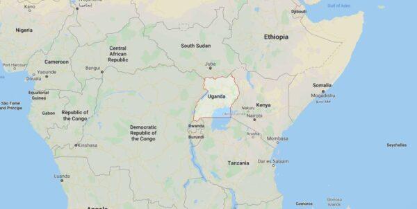 Uganda has one of the world's highest birth rates (Google Maps)
