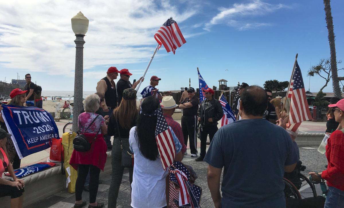 Newport Beach Trump Rally Inspires Civil Dialogue