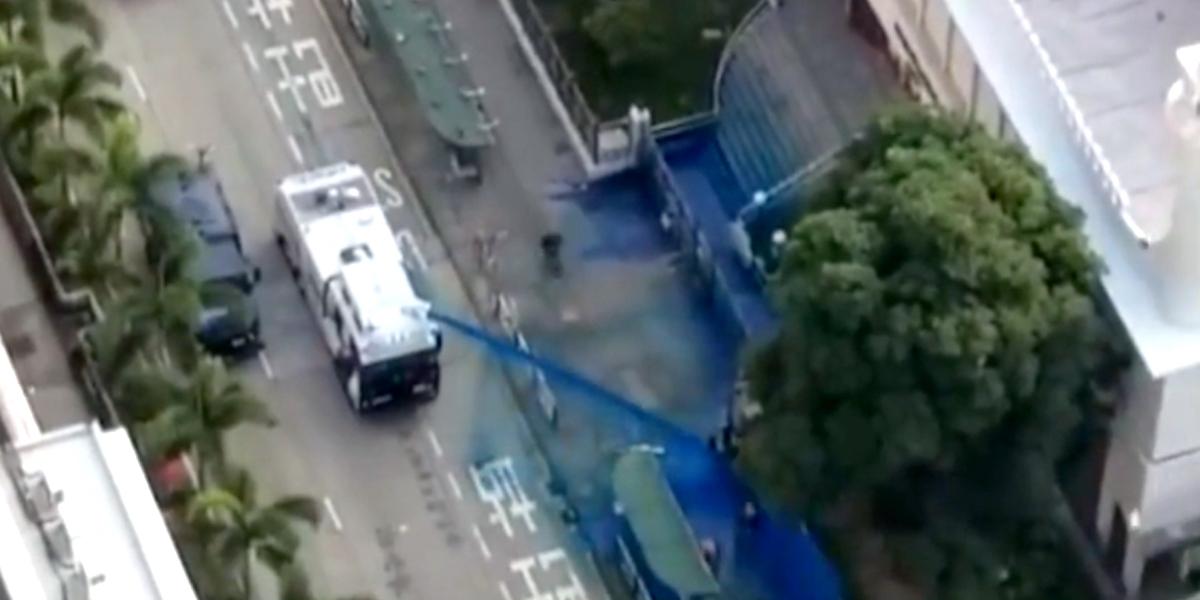 Hong Kong Police’s Use of Water Cannon at Mosque Draws Widespread Condemnation