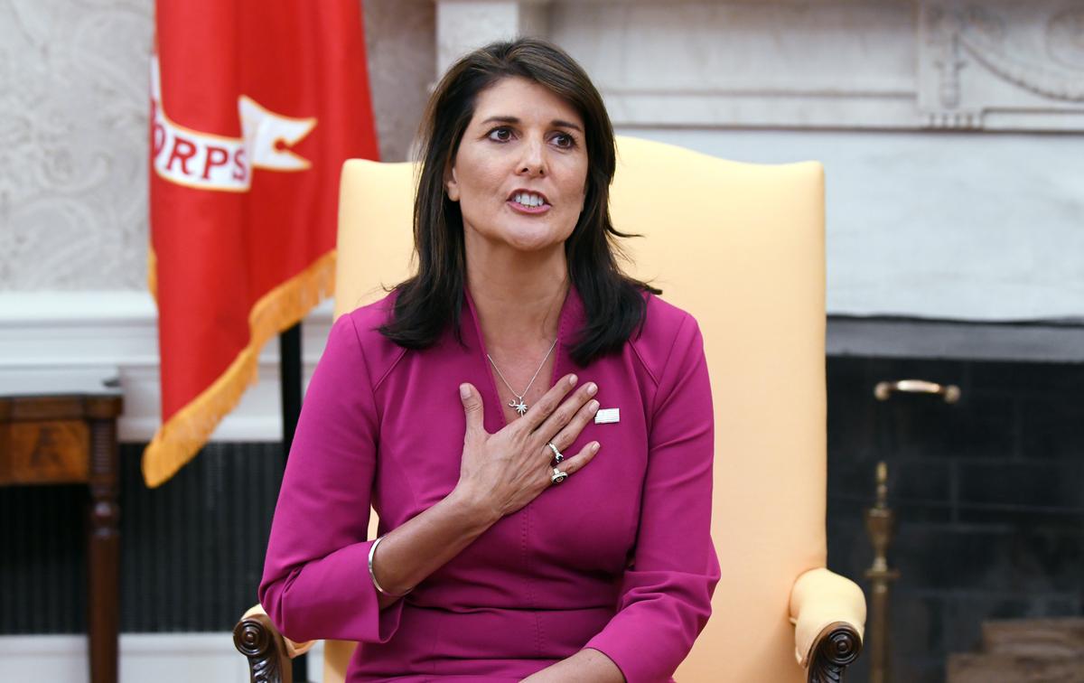 Nikki Haley on Impeachment Efforts: ‘You’re Going to Impeach a President for Asking for a Favor That Didn’t Happen?’