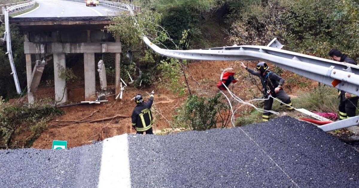 3 Dead, Highway Collapses as Floods Pound France, Italy