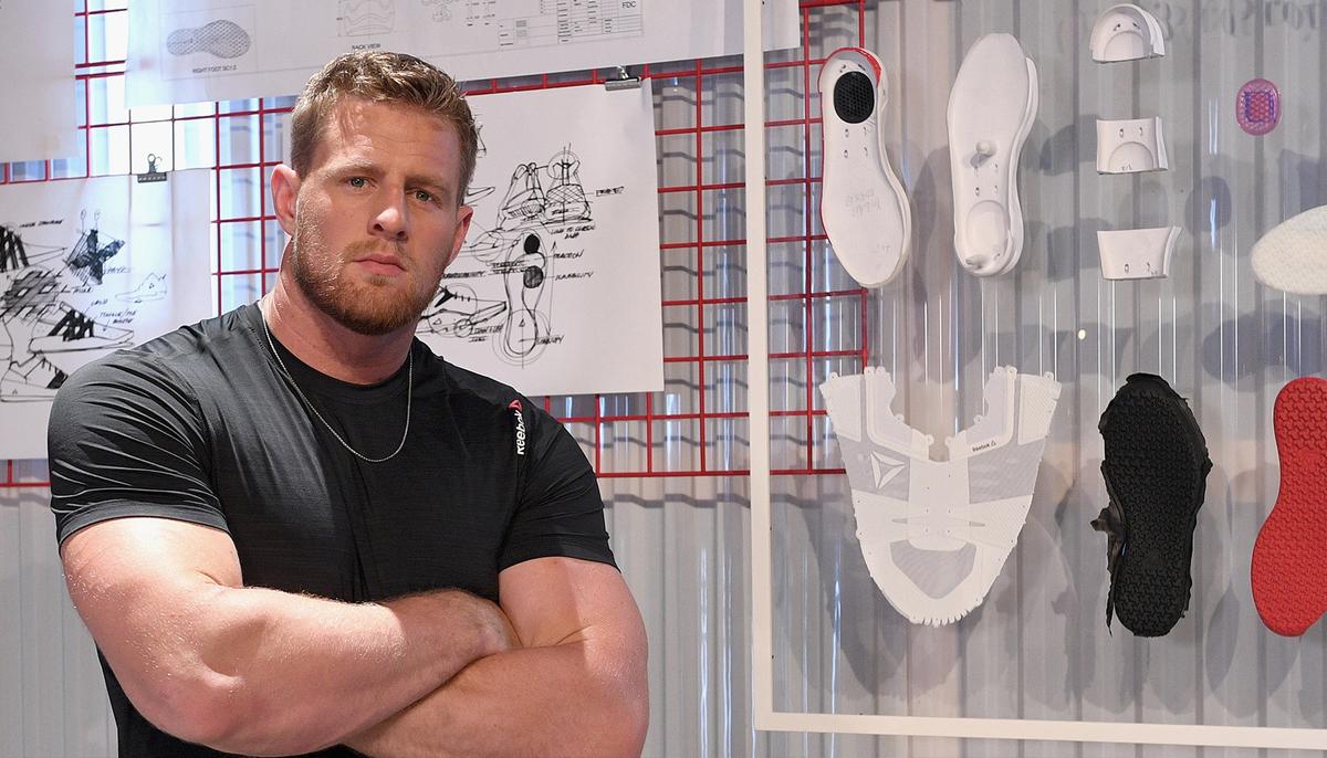 NFL Star J J Watt’s New Camo-Colored ‘Reebok JJ III Valor’ Shoe Honors Granddad Who Fought in Korean War