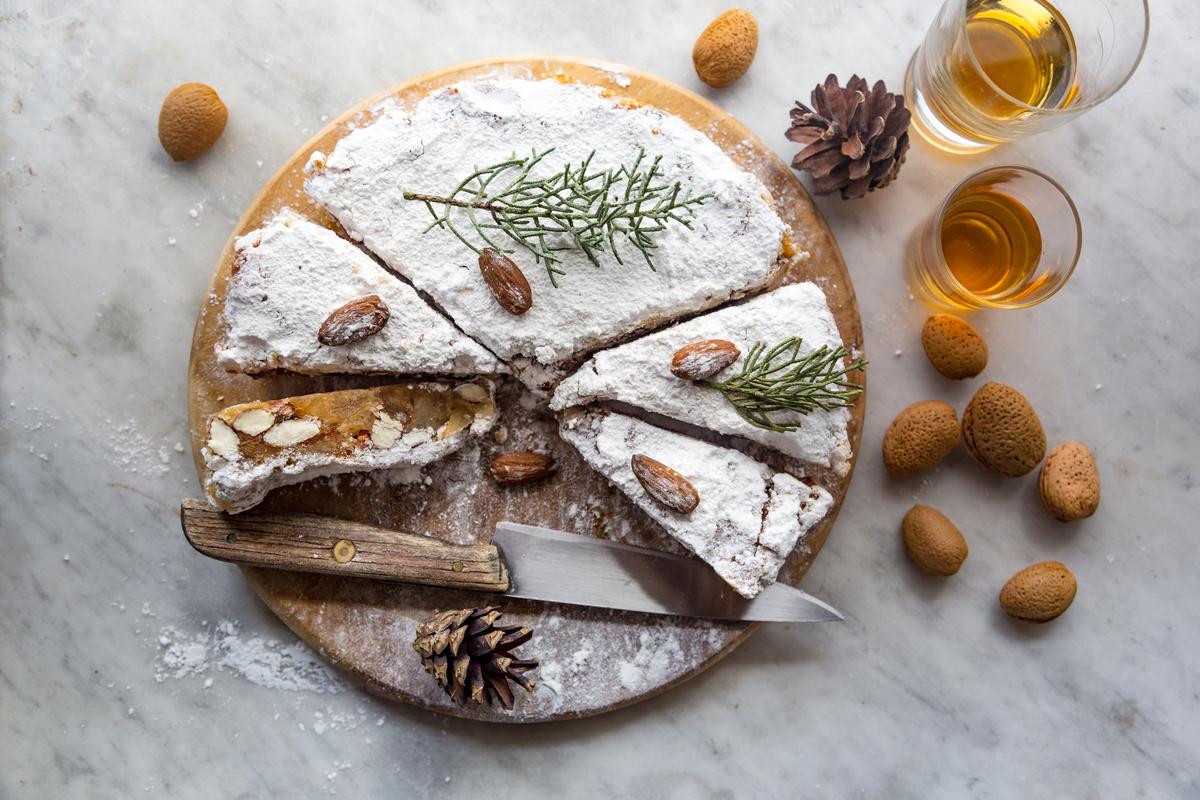 Panforte (Sienese Christmas Fruit and Nut Cake)