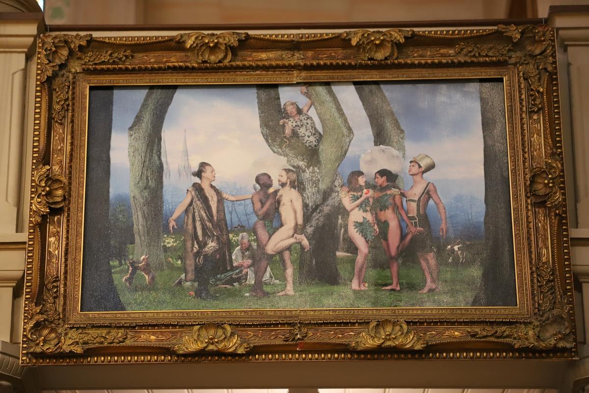 Church Removes Painting Depicting Gay Garden of Eden for Not Being Politically Correct Enough