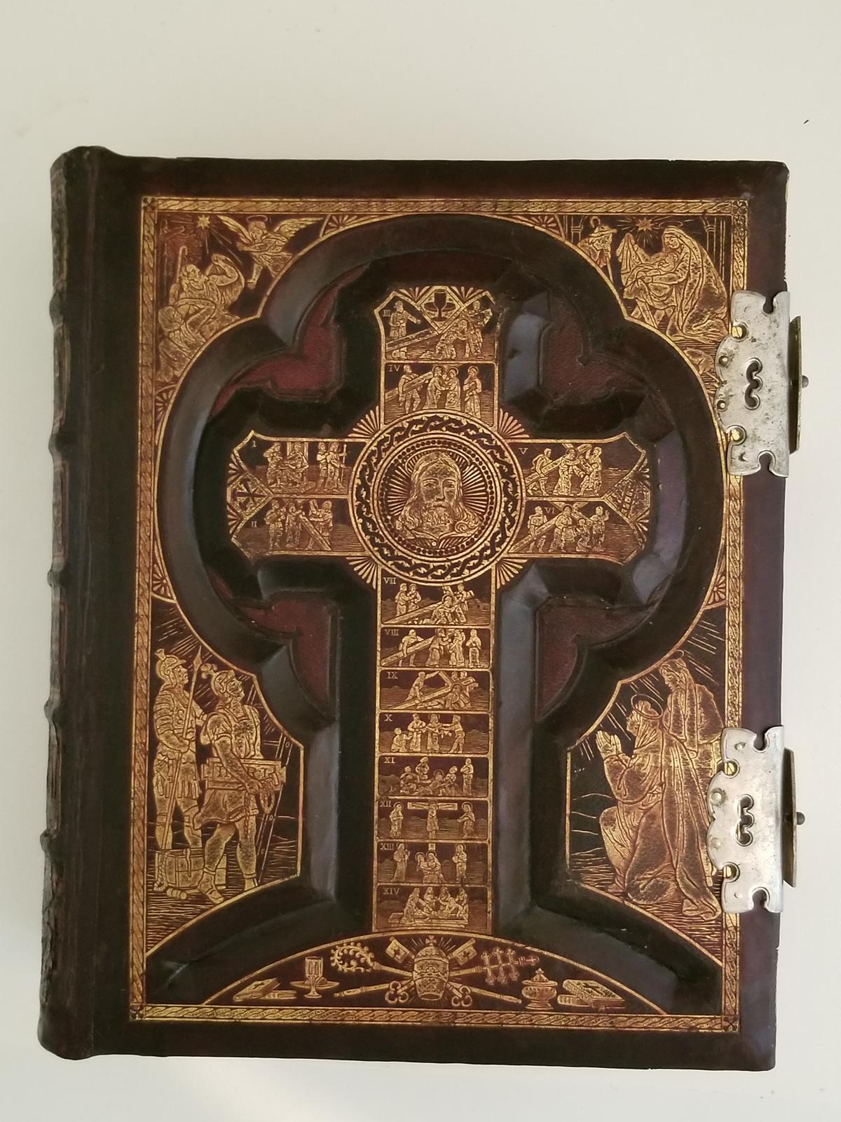 A large family Bible, after restoration. (Sandy Stansell)
