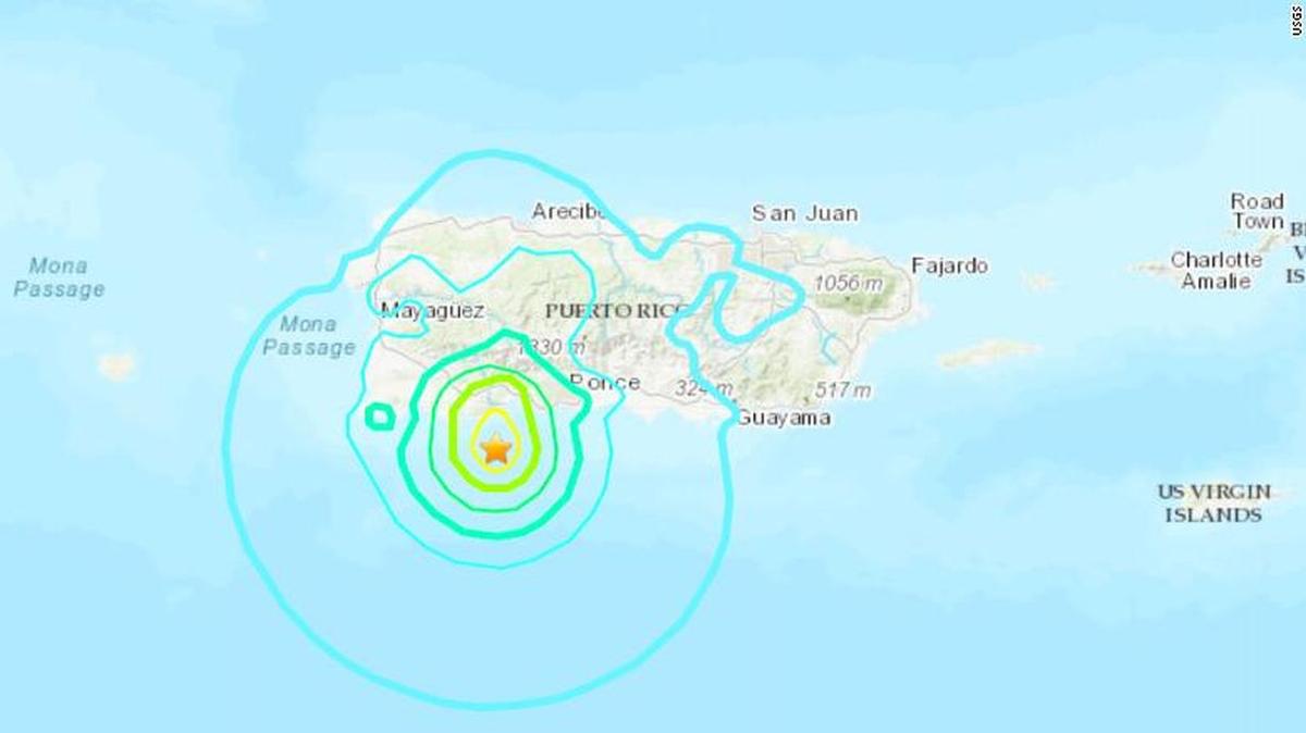 Puerto Rico Struck by 5.8 Magnitude Earthquake, More Tremors Likely: USGS