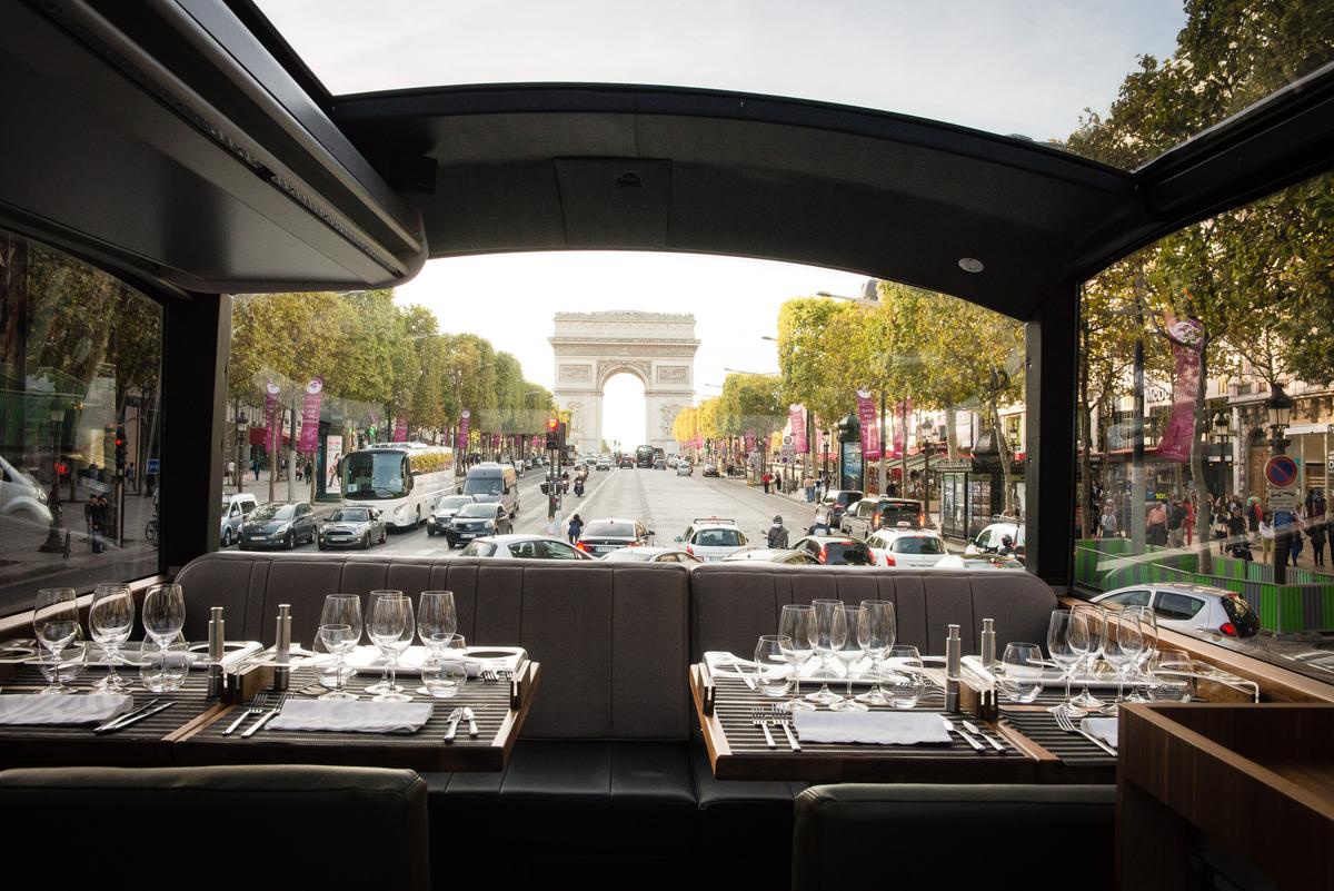 Dinner on a Bus Is the Best Way to See Paris