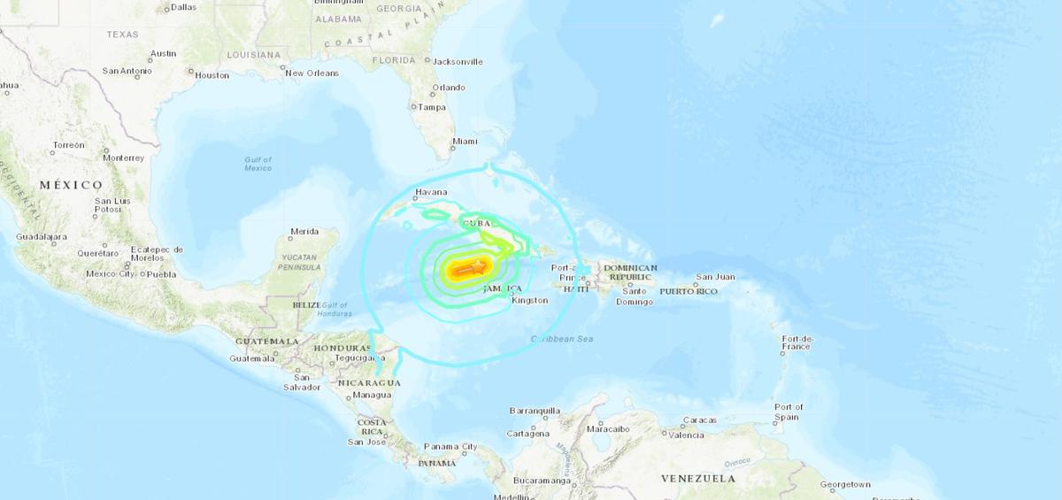 USGS: Large Aftershock Hits Caribbean After 7.7 Magnitude Tremor