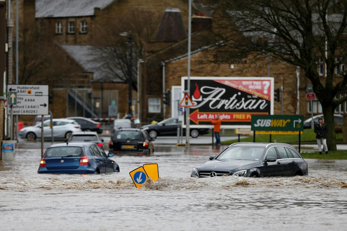 Britain Battered by Storm Ciara; Flights, Trains, Sports Canceled