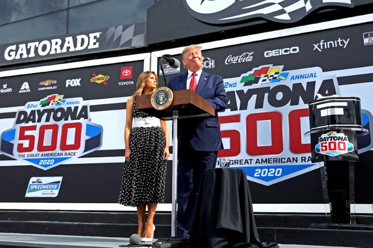 NASCAR Postpones Daytona 500 Over Rain Following Trump Appearance