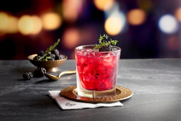 The Blackberry Ginger Margarita. (Courtesy of Mastro's Ocean Club)