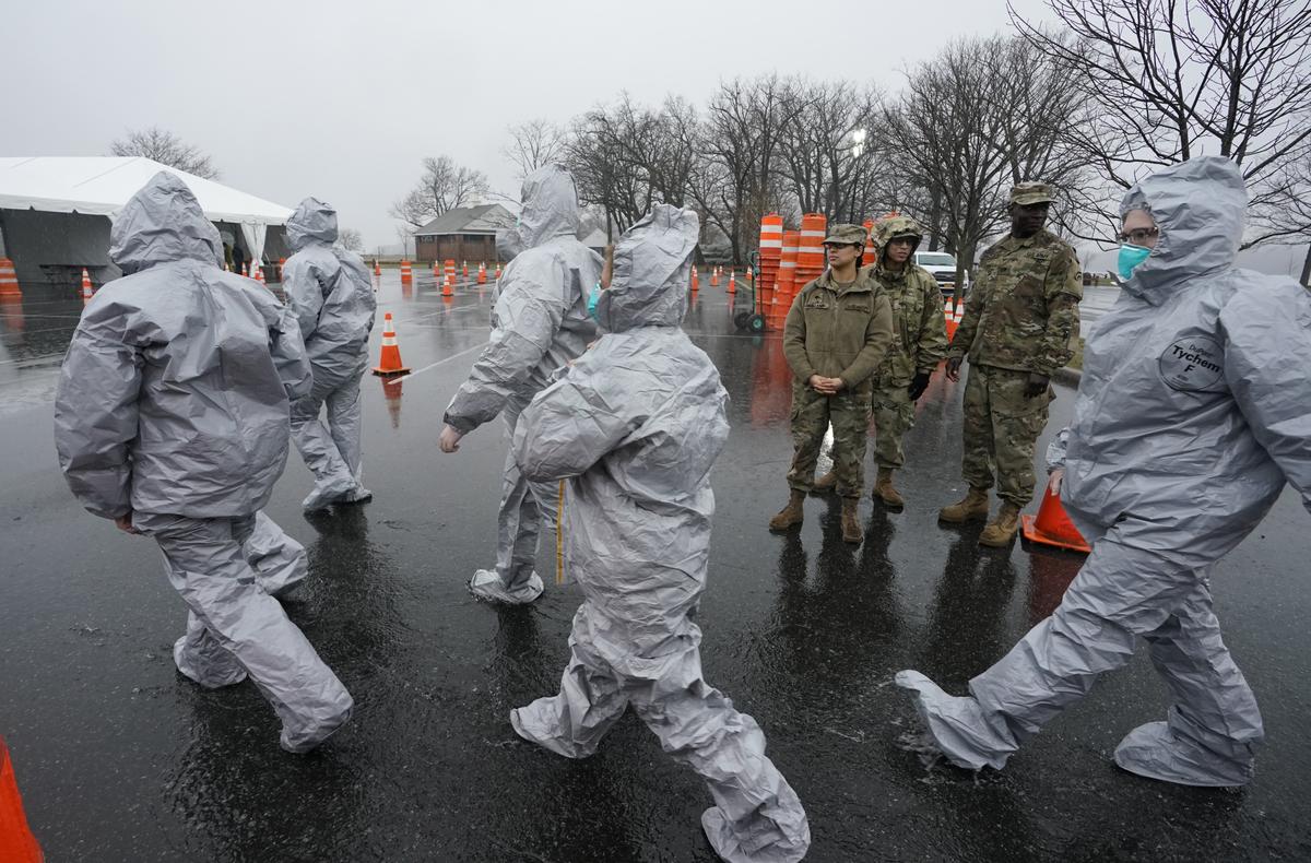 New York Opens Drive-Through Coronavirus Testing Center