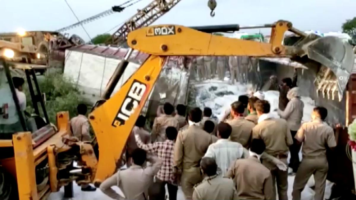 Caught in India’s Lockdown, 23 Migrants Die in Truck Crash Going Home