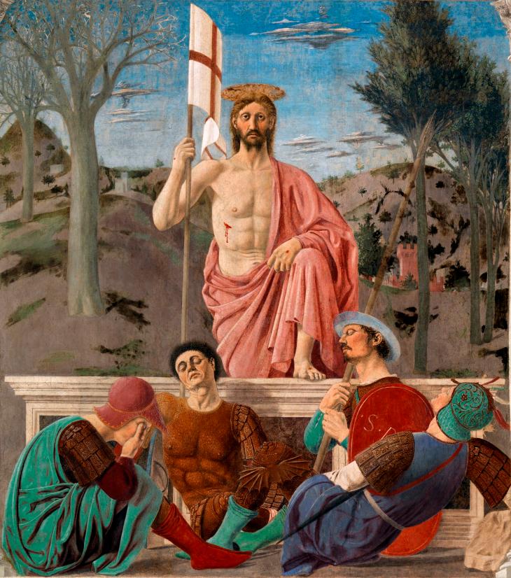 "The Resurrection" by Piero della Francesca, circa 1460. (Public domain)