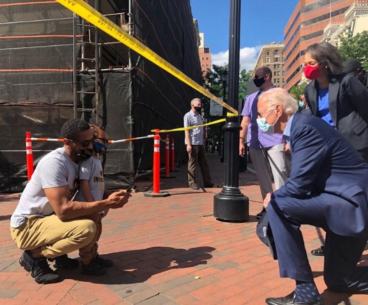 Biden Visits George Floyd Protests in Delaware as Trump Condemns Violence