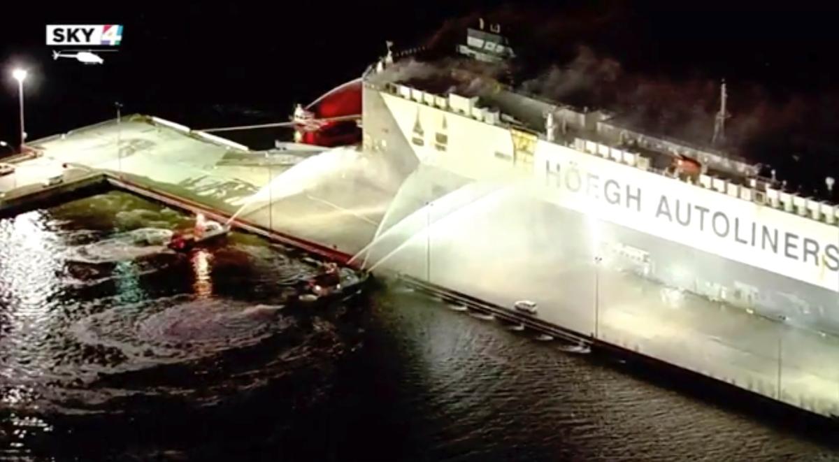 9 Firefighters Hospitalized in Florida After Ship Explosion