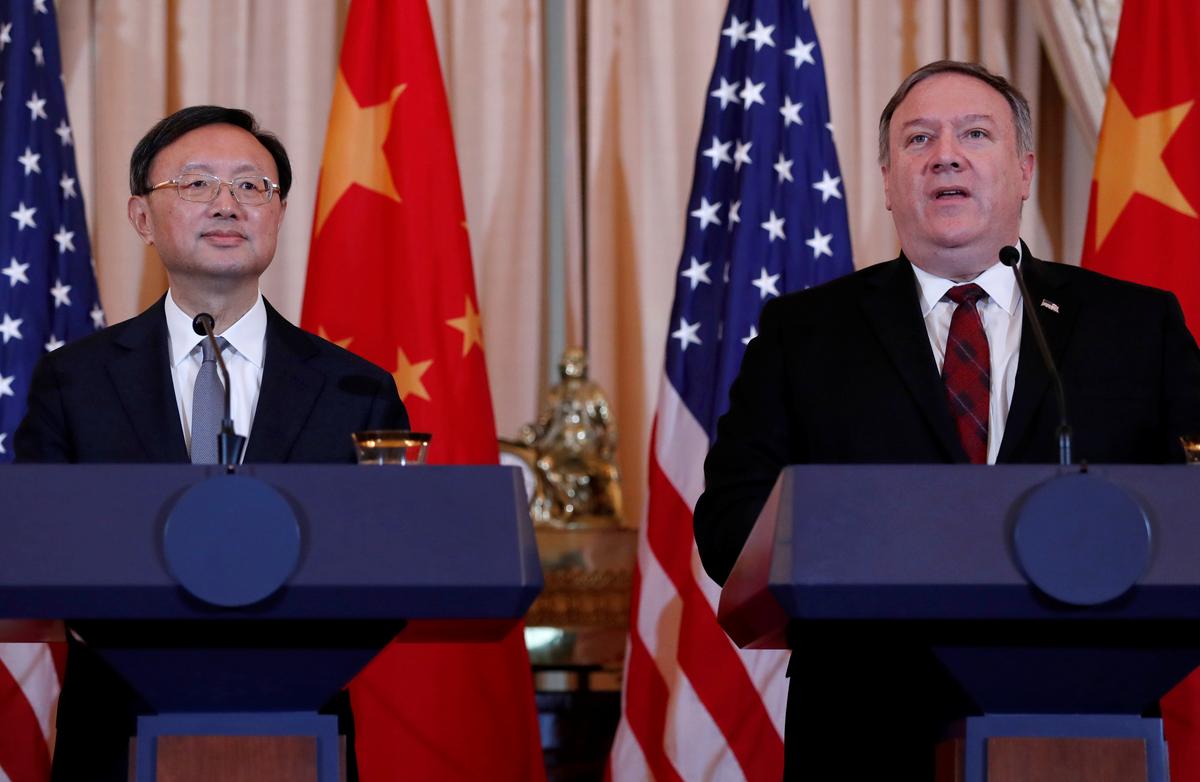 Pompeo Meets China’s Top Diplomat in Hawaii, State Department Says