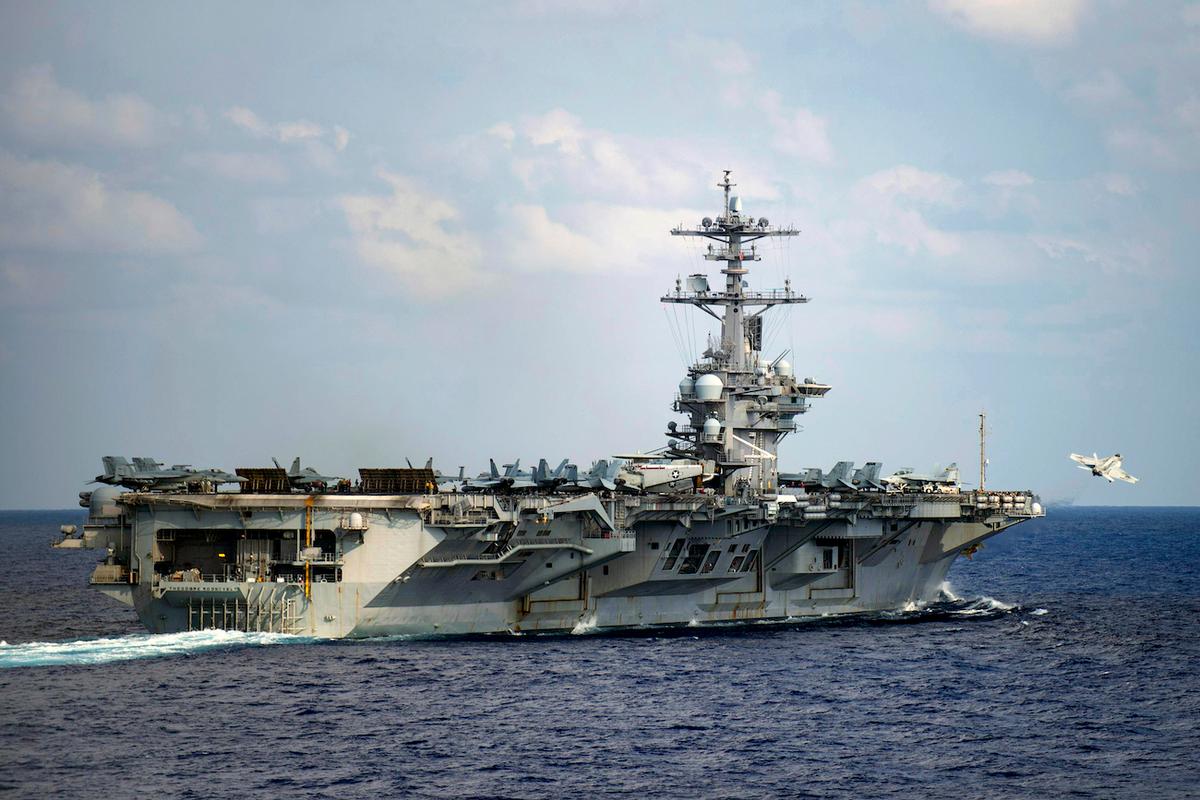 US Aircraft Carrier Leaves Middle East for Indo-Pacific