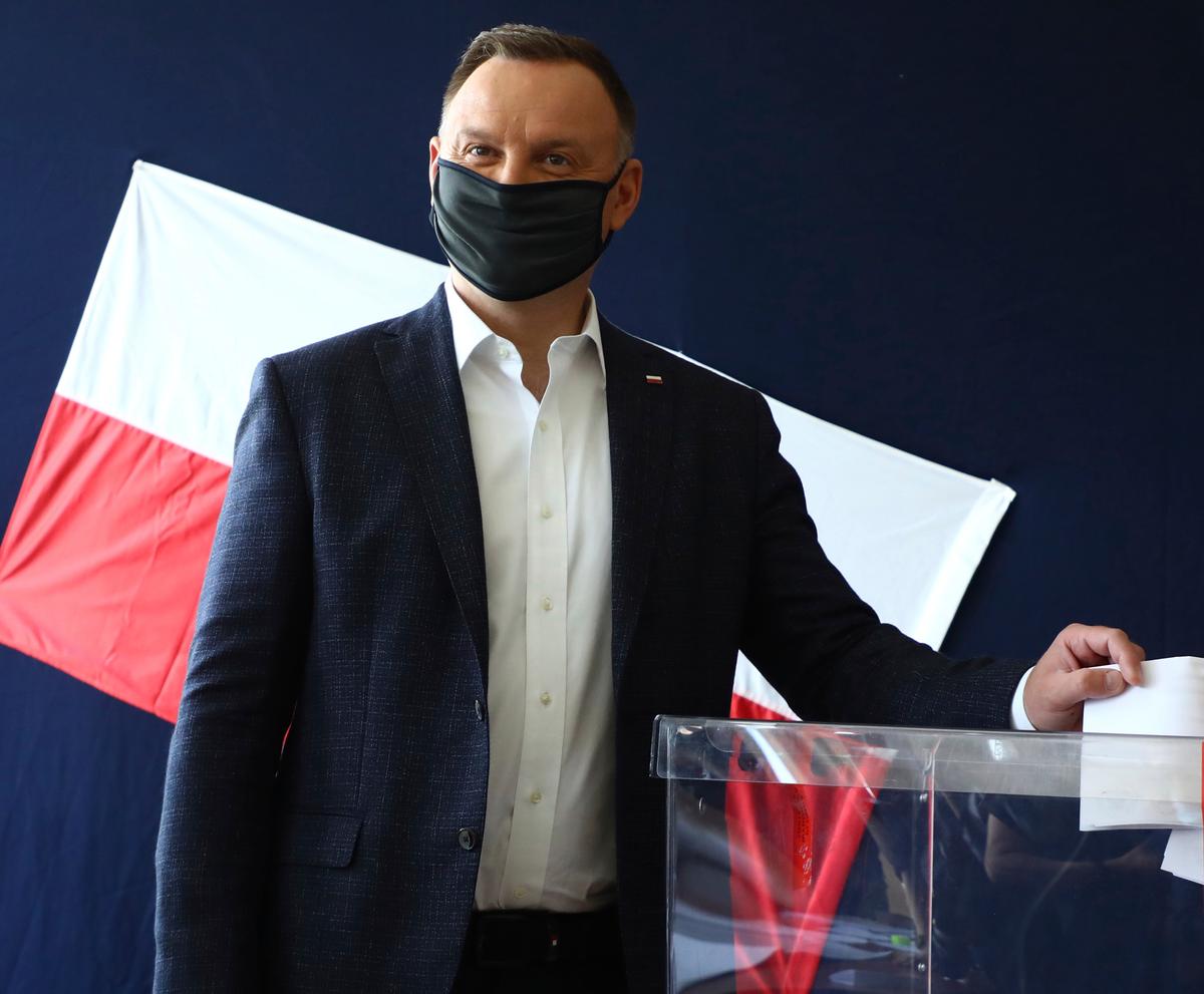 A Divided Poland Holds Presidential Vote Delayed by Pandemic
