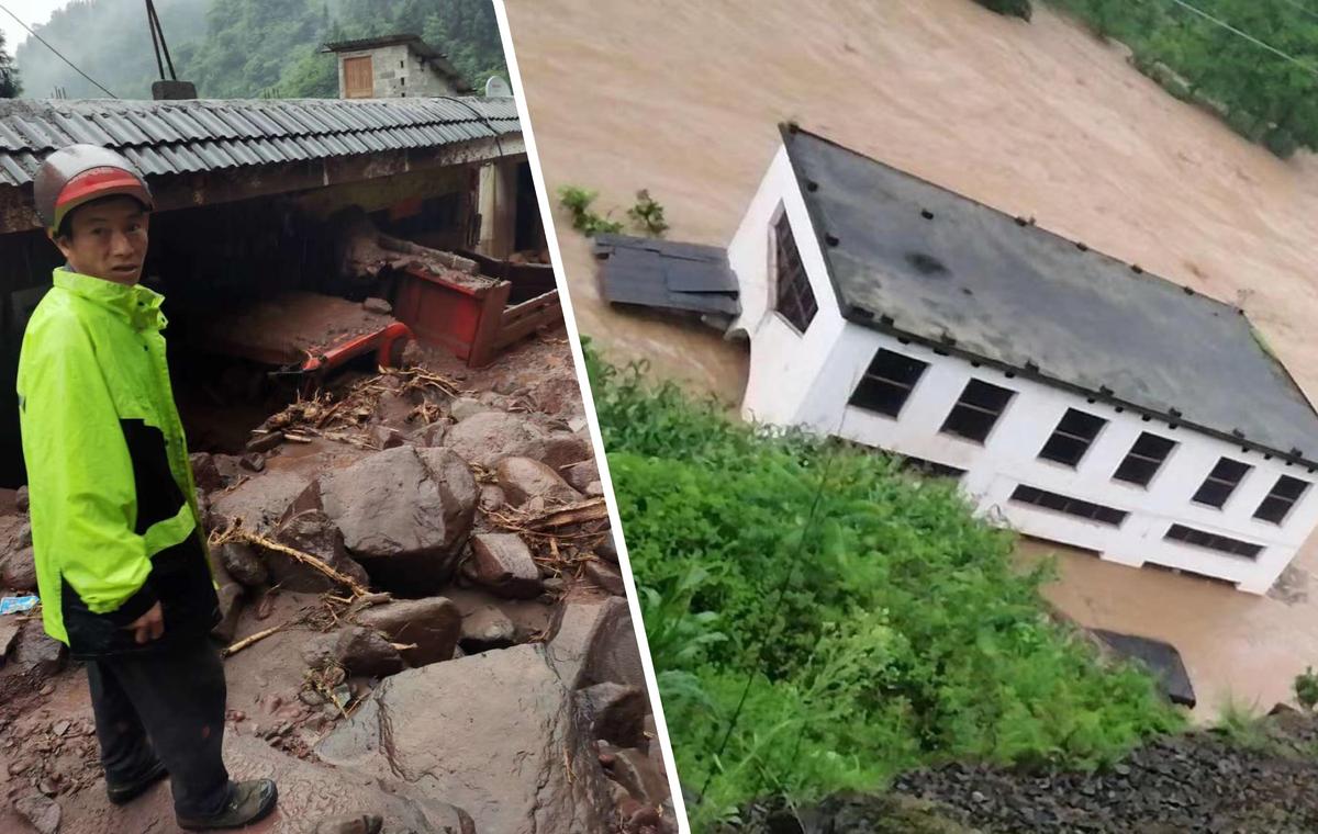 Baishui River Rises 27 Feet Overnight in China’s Yunnan, Severe Flooding Reported