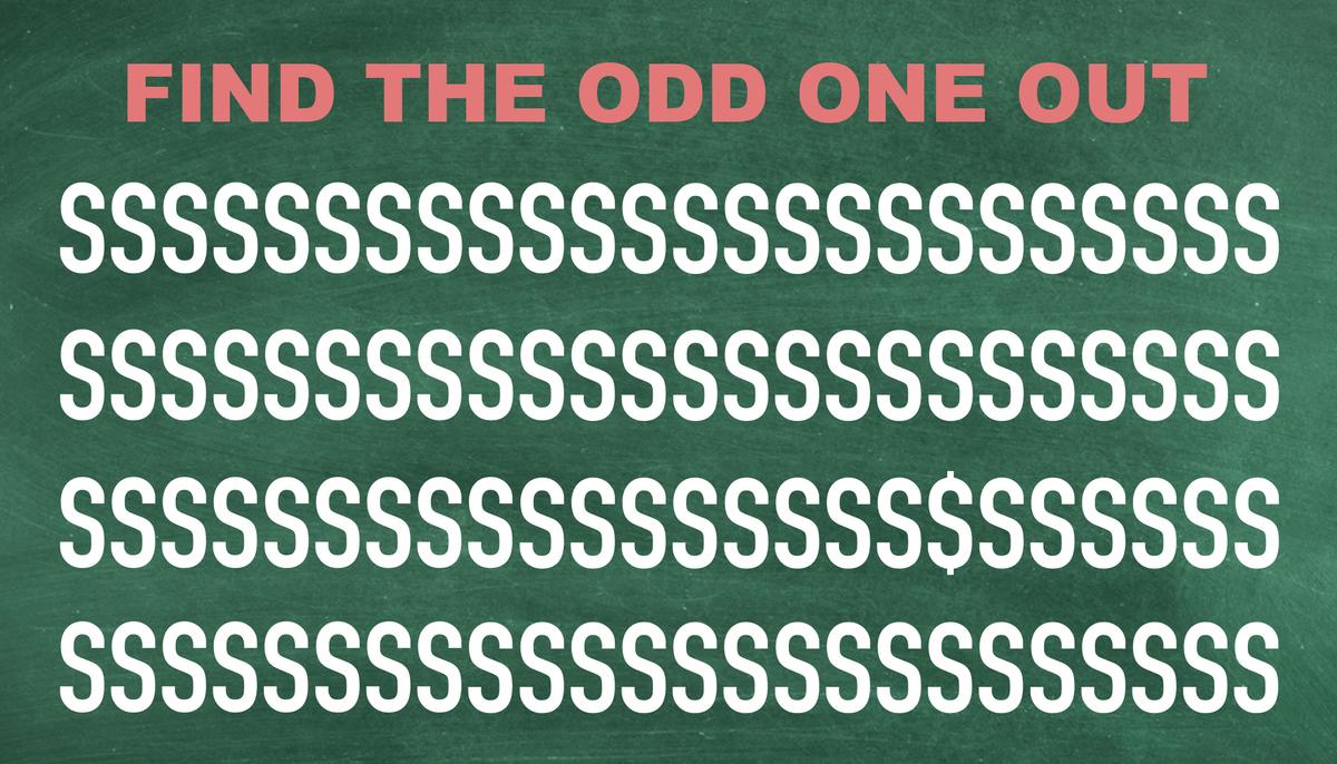 You’re Probably a Genius If You Can Find the Odd One Out in 10 Seconds or Less