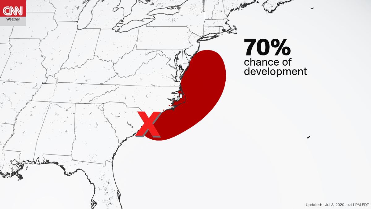 Fay Could Develop This Week Into Sixth-Named Storm of Hurricane Season With Impacts Along the East Coast