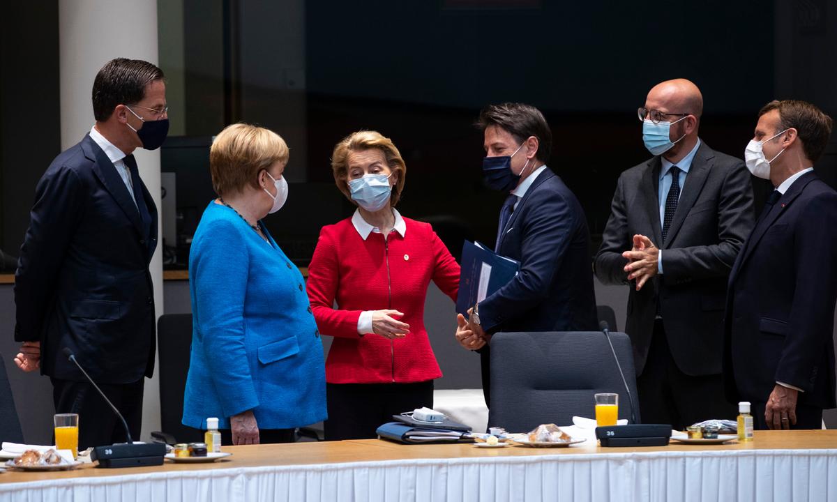 EU Leaders Resume ‘Grumpy’ Summit on Budget, Virus Fund